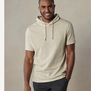 The Normal Brand Cole Terry Athletic Hoodie Oatmeal Size XL cotton